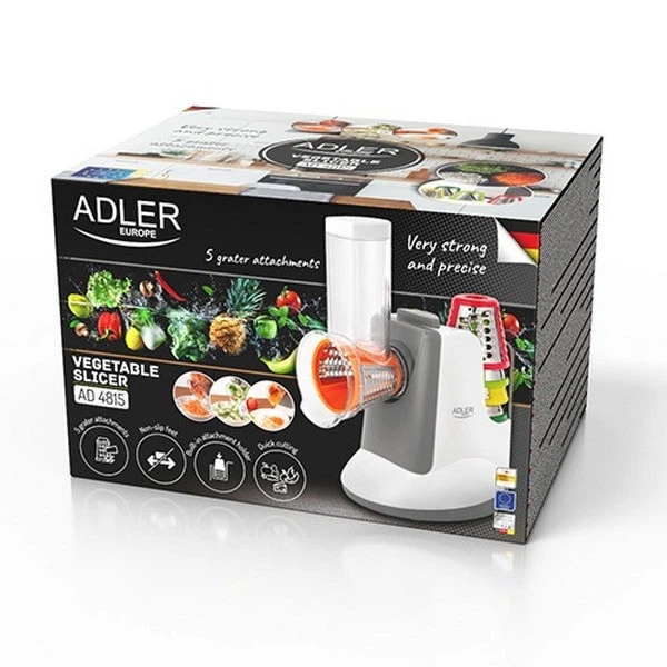 Овочерізка Adler AD 4815 light gray AD 4815 light gray фото