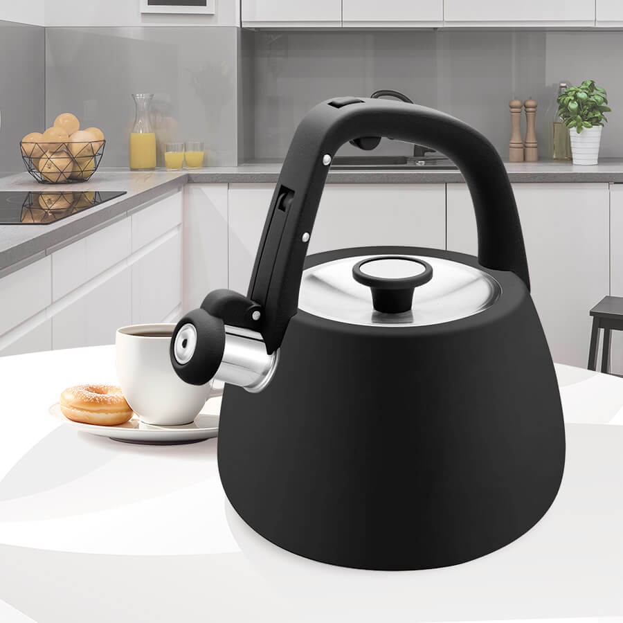 Чайник Maestro MR-1318-BLACK зі свистком, 2,5 л