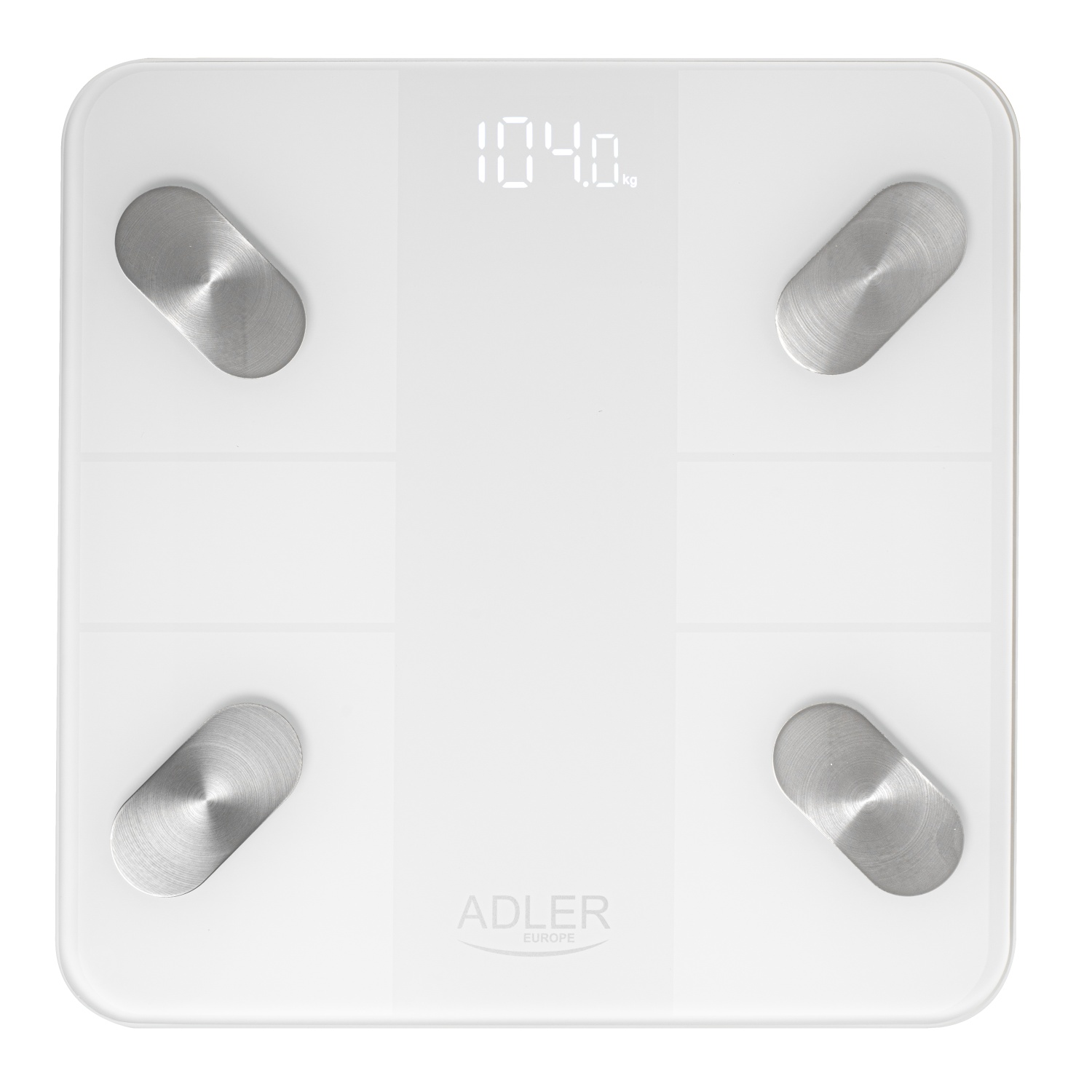 Розумні підлогові ваги Adler AD 8186 white
