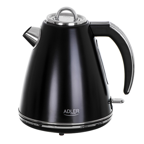 Електрочайник Adler AD 1343 black, 1,5 л, чорний
